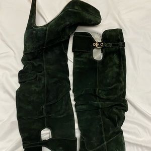 Sergio Rossi knee high boots